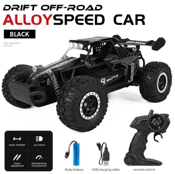 Машинка внедорожник 1 TOY на пульте управления, багги на радиоуправлении Off-Road 1:16 Black - изображение 6