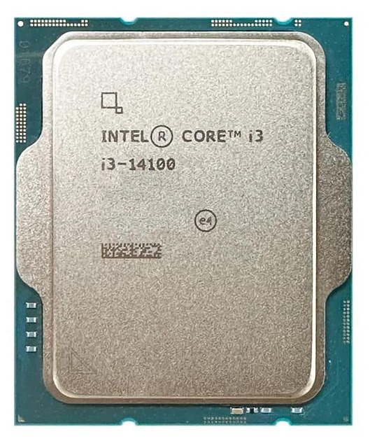 Процесор Intel Core i3 14100 (BX8071514100) (Socket 1700, 8T, 4.7 ГГц, Box) - изображение 1