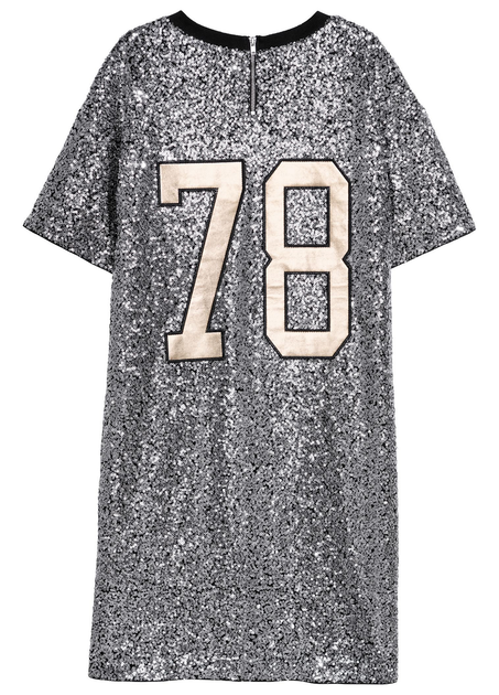 Платье H&M 32 Серебряный (HM-5509916-Silver) - изображение 2