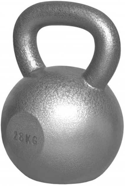 Kettlebell Gorilla Sports żeliwny 28 kg (4260200840479) - obraz 2