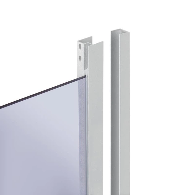 Душова кабіна Lidz Wawel SC80x80.SAT.LOW.GR, скло тон. 4 мм + Lidz Душовий піддон KAPIELKA ST80x80х14 - зображення 4
