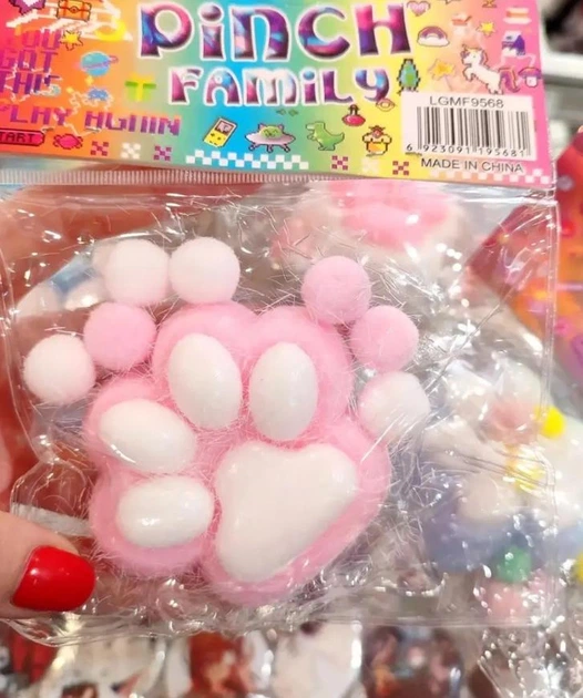 Игрушка-антистресс Таба Лапка Pinch Family Сквиш Лапка Котика