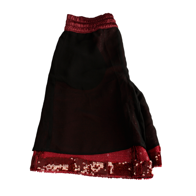 Женские шорты женские ZARA Бордовый M 251024-126799 - изображение 4