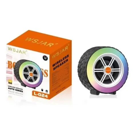 Портативная беспроводная Bluetooth колонка WSJAR L-024 Компактная с подсветкой и уникальным дизайном - Фото 2 Портативная беспроводная Bluetooth колонка WSJAR L-024 Компактная с подсветкой и уникальным дизайном - изображение 2