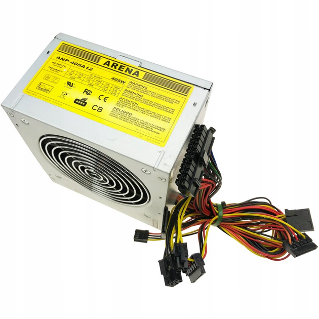 Блок питания 405 Вт Chieftec, 24+4 pin, питание видеокарты - 1x6pin ...
