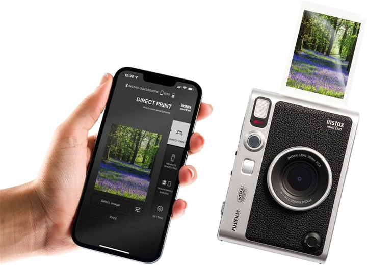 Камера моментального друку Fujifilm Instax Mini EVO Black (Type-C) (16812467) - зображення 8