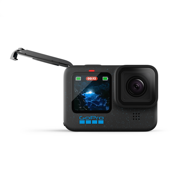 Kamera wideo GoPro HERO12 Black + Enduro + Head Strap + Handler Floating (CHDRB-121-RW) - obraz 9