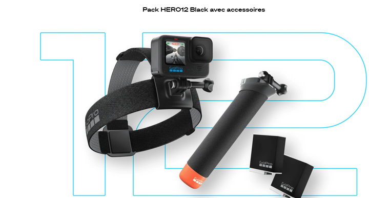 Kamera wideo GoPro HERO12 Black + Enduro + Head Strap + Handler Floating (CHDRB-121-RW) - obraz 17