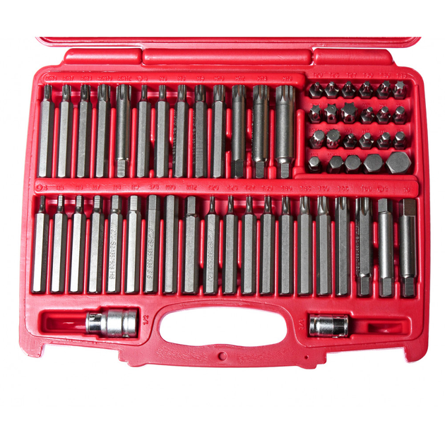 Набір бітів TORX, HEX, SPLINE 58од. (3509 JTC) - зображення 4