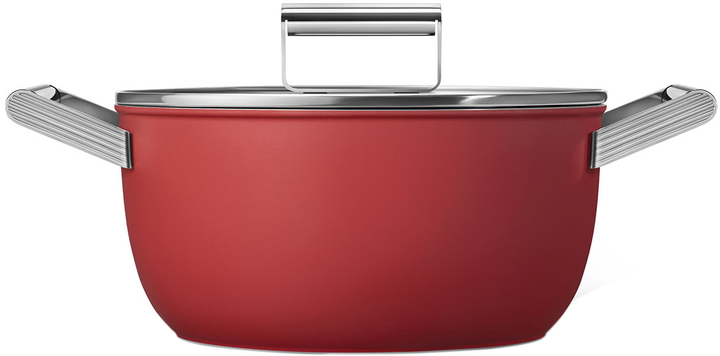 Garnek Smeg 24 cm Red (CKFC2411RDM) - obraz 1