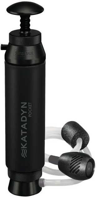 Тактичний фільтр для води Katadyn Pocket Filter Black Edition (8020425) - зображення 1