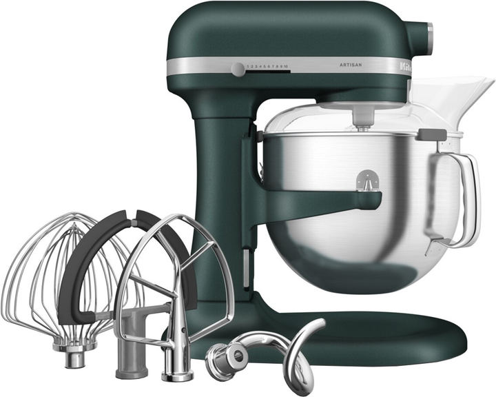 Robot kuchenny KitchenAid Artisan 5KSM70SHXEPP z podnoszoną misą, palmowy - obraz 1