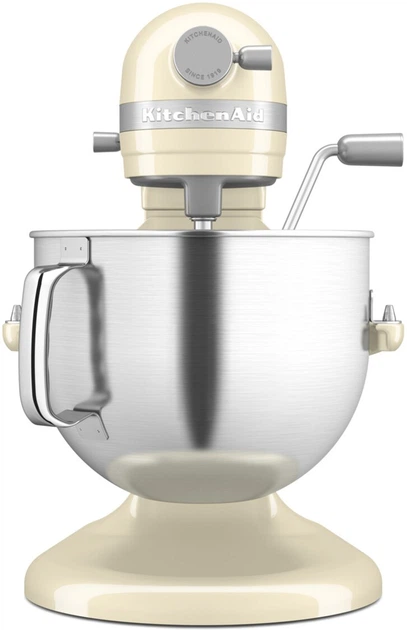 Robot kuchenny KitchenAid Artisan 5KSM70SHXEAC z podnoszoną misą, kremowy - obraz 5