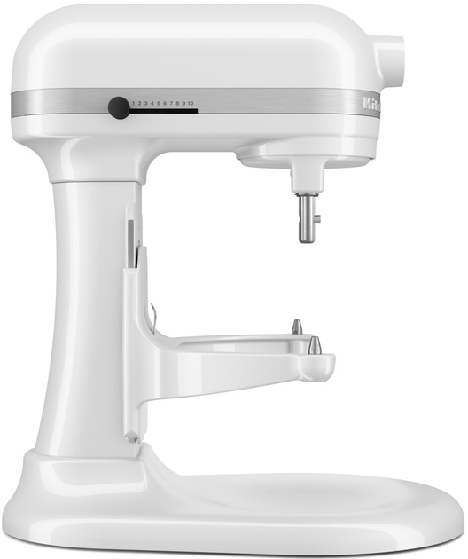 Кухонна машина KitchenAid Heavy Duty 5.2 л 5KSM55SXXEWH з відкидним блоком, Біла - зображення 3