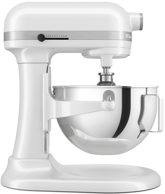 Кухонна машина KitchenAid Heavy Duty 5.2 л 5KSM55SXXEWH з відкидним блоком, Біла - зображення 4