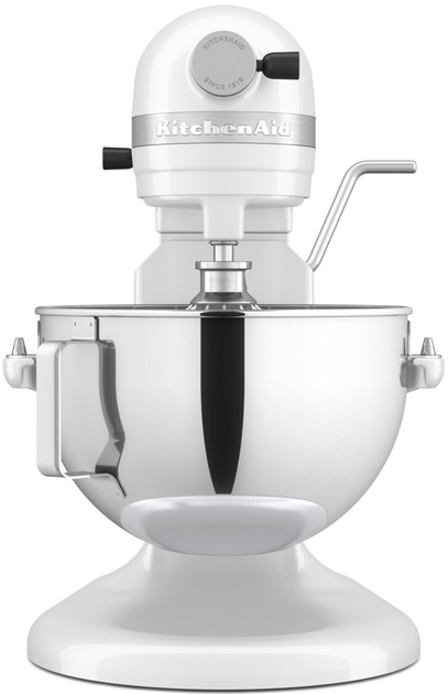 Кухонна машина KitchenAid Heavy Duty 5.2 л 5KSM55SXXEWH з відкидним блоком, Біла - зображення 6