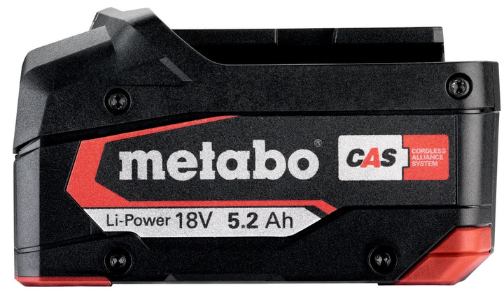 Акумулятор для інструменту Metabo 18 В Li-Power 5.2 А/год (625028000) - зображення 2