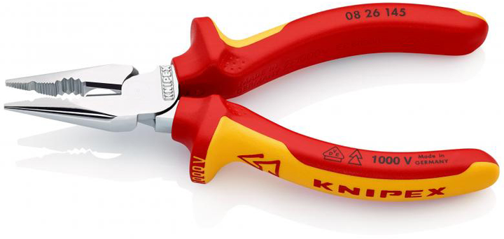 Пасатижі Knipex з подовженим носиком 145 мм (08 26 145) - зображення 4