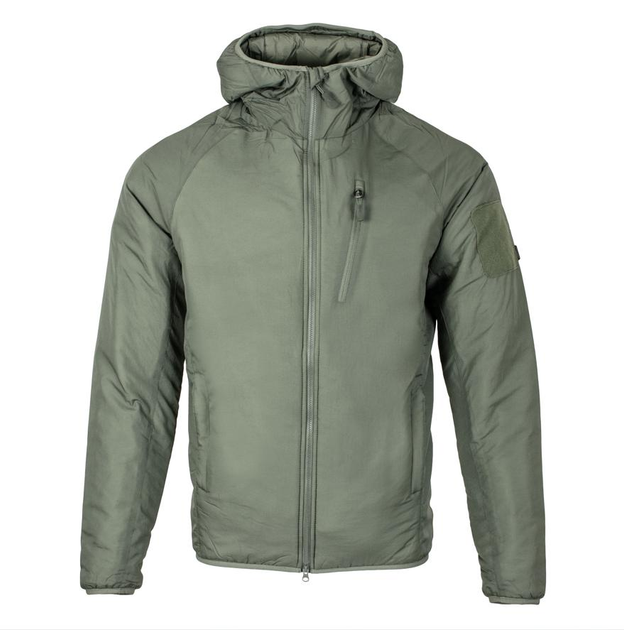 Куртка Helikon-Tex Wolfhound Hoodie® Climashield® Apex Alpha Green S - зображення 2