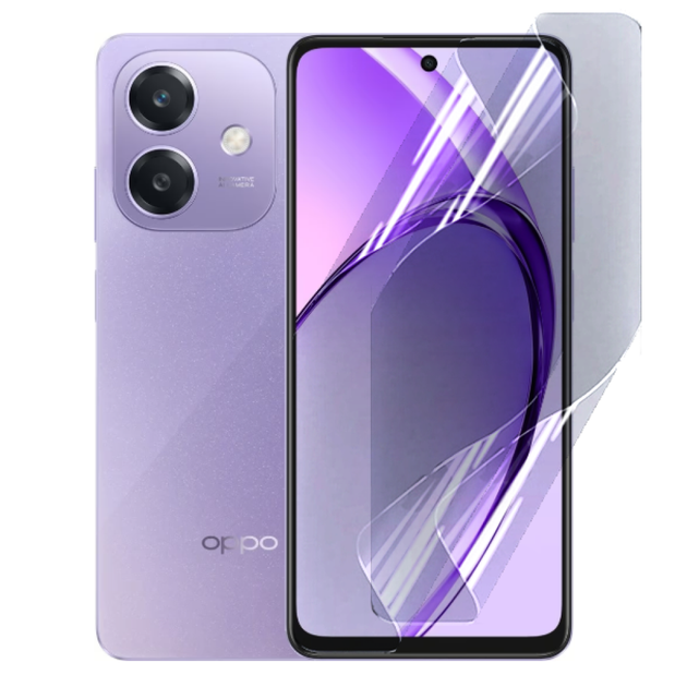 Противоударная гидрогелевая пленка Hydrogel Film для Oppo A3 5G, Transparent - Фото 1 Противоударная гидрогелевая пленка Hydrogel Film для Oppo A3 5G, Transparent - изображение 1
