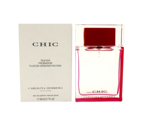 Парфюм Carolina Herrera Chic 80 Мл Тестер - Фото 1 Парфюм Carolina Herrera Chic 80 Мл Тестер - изображение 1