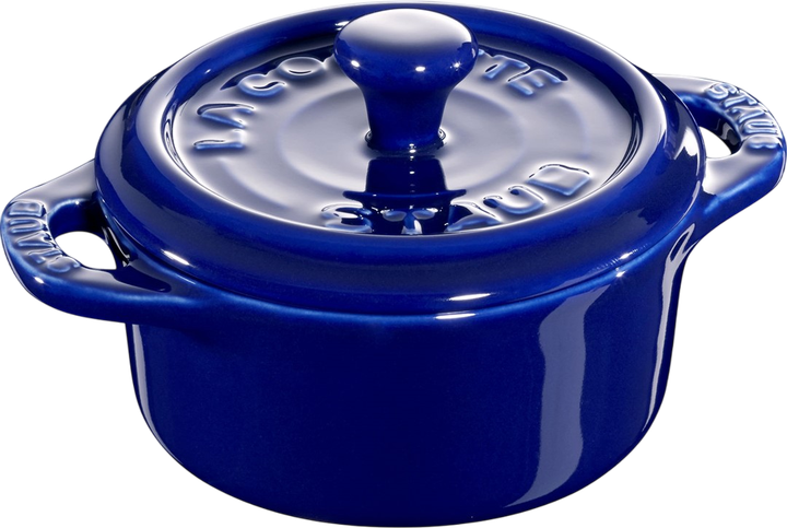 Каструля Staub Mini Cocotte кругла Синя 200 мл (4009839311123) - зображення 1