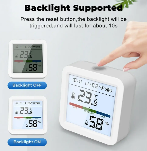 Термометр - гигрометр беспроводной Wi-Fi Temperature Humidity Sensor TH05 - изображение 3
