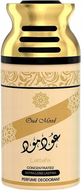 Dezodorant Lattafa Oud Mood skoncentrowany 250 ml (6291107455860) - obraz 1