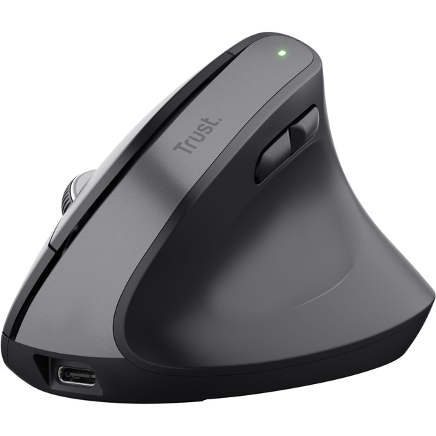 Миша Trust Bayo + Ergonomic, BT/WL/USB-A, чорний - Фото 6 Миша Trust Bayo + Ergonomic, BT/WL/USB-A, чорний - зображення 6