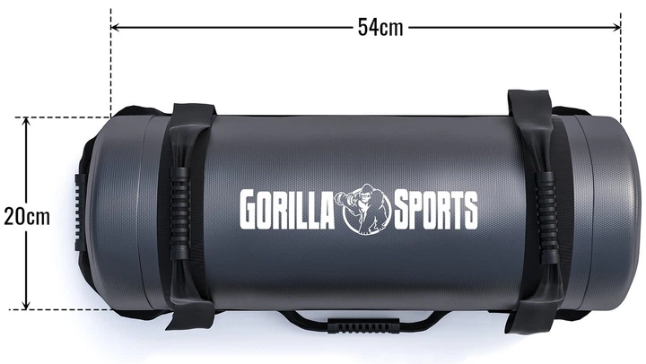 Мішок для кросфіту Gorilla Sports Sandbag 5 кг Black (4260200843838) - зображення 3