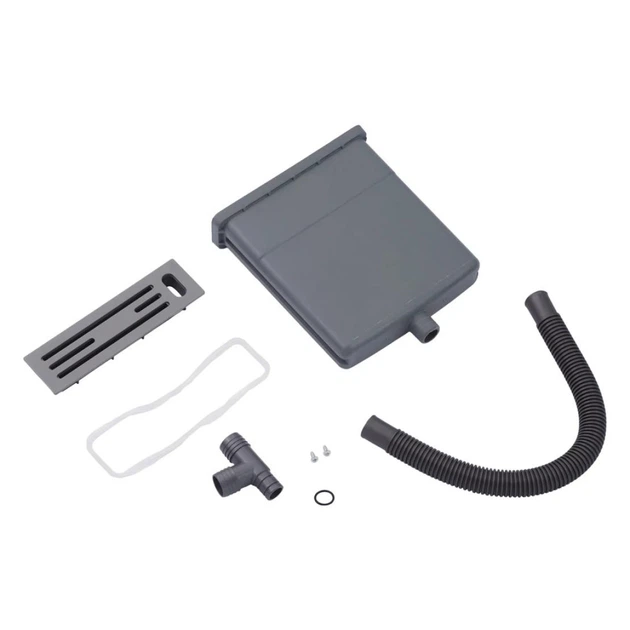 Кухонна мийка Kroner KRP Schwarze - SET7545NG PVD з функцією миття склянок, змішувачем, дозатором (сіра) - зображення 11