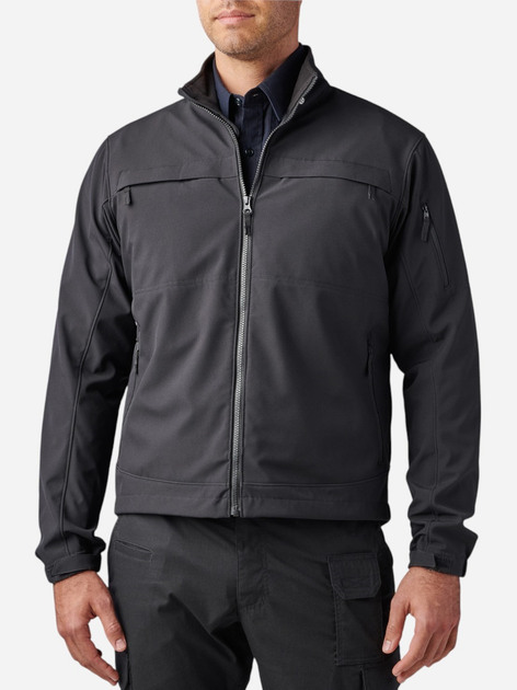 Тактическая куртка на флисе мужская 5.11 Tactical 48373ABR-019 M Black (888579791877) - изображение 1