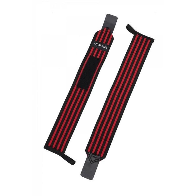 Бинти для зап'ясть Wrist Wraps Cornix XR-0195 Black/Red - Фото 2 Бинти для зап'ясть Wrist Wraps Cornix XR-0195 Black/Red - зображення 2