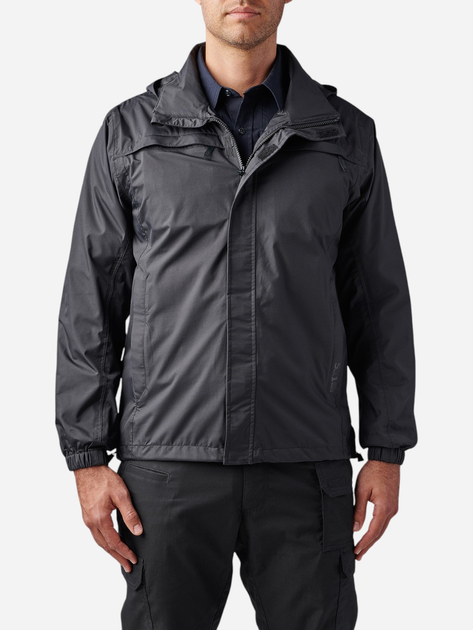 Тактична куртка чоловіча 5.11 Tactical 48372ABR-019 L Black (888579884425) - зображення 1