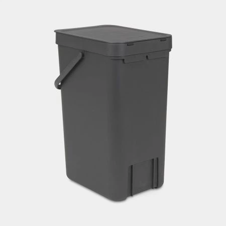 Ведро мусорное Brabantia Sort&Go 16 л серое (109966) - Фото 2 Ведро мусорное Brabantia Sort&Go 16 л серое (109966) - изображение 2