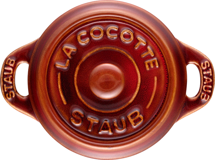 Garnek Staub Mini Cocotte okrągły Kasztanowy 200 ml (4009839377006)  - obraz 3