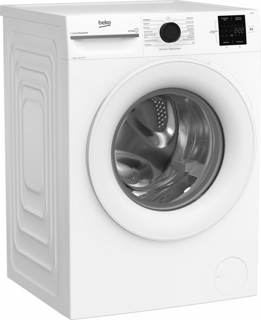 Pralka Beko Series b100 BM1WFU38225WW (BEK/BM1WFU38225WW) - obraz 2