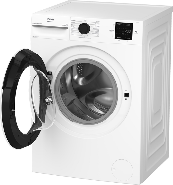 Pralka Beko Series b100 BM1WFU38225WW (BEK/BM1WFU38225WW) - obraz 4