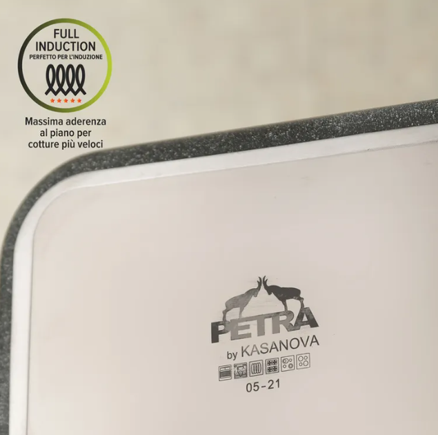 Жарівня Kasanova New Petra Dark 34,5x25 см з кришкою (LEI003020NOC) - Фото 7 Жарівня Kasanova New Petra Dark 34,5x25 см з кришкою (LEI003020NOC) - зображення 7