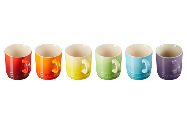 Набор из 6 чашек для капучино Le Creuset Rainbow 200 мл (79114208359030) - изображение 2