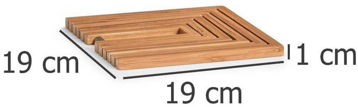 Podstawka pod garnek Zeller Trivet bambusowa (4003368253015) - obraz 3