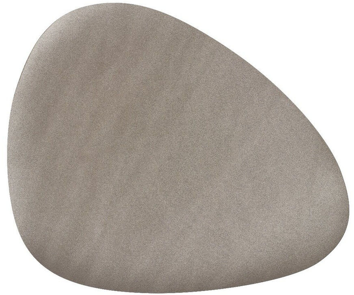 Podstawka pod szklanki Zeller ze skóry syntetycznej 10 x 12 cm 6 szt Taupe (4003368270562) - obraz 1