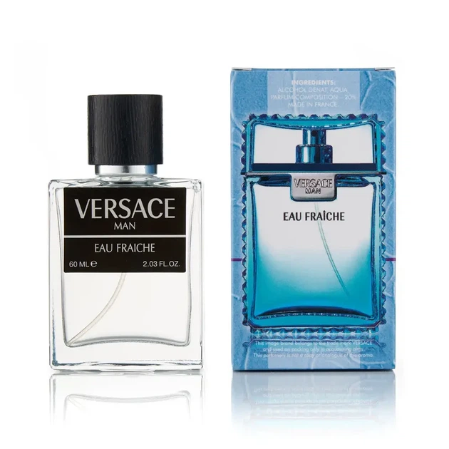 Туалетна вода чоловіча тестер (версія Versace Man Eau Fraiche) 60 мл - Фото 1 Туалетна вода чоловіча тестер (версія Versace Man Eau Fraiche) 60 мл - зображення 1