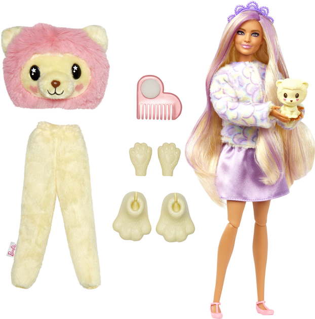 Лялька Barbie Cutie Reveal Левеня HKR06 (0194735106905) - зображення 3