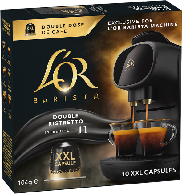 Акція на Кава в капсулах L’OR Double Ristretto #11 10 шт від Rozetka