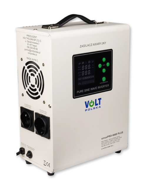 Гибридный ИБП/Инвертор Volt Polska SINUS PRO 900 E PLUS 12/230V 600/900W (3SPM09012M) - изображение 2