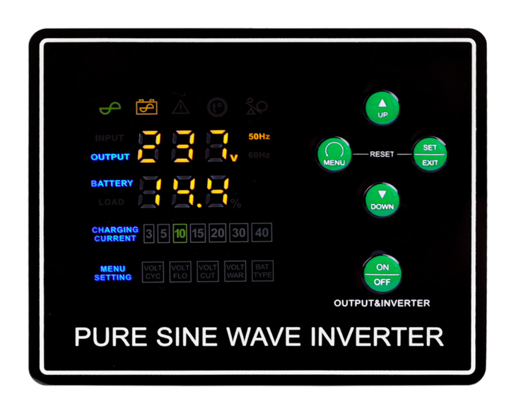 Гибридный ИБП/Инвертор Volt Polska SINUS PRO 900 E PLUS 12/230V 600/900W (3SPM09012M) - изображение 3