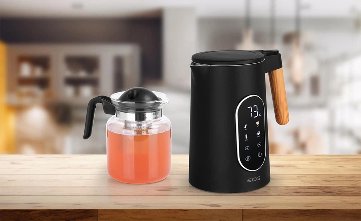 Чайник электрический ECG RK 1799 Smart Black - изображение 14