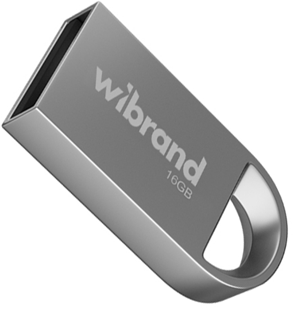 Фото - USB-флешка Wibrand Флеш пам'ять USB  Lynx 16GB USB 2.0 Silver  (WI2.0/LY16M2S)