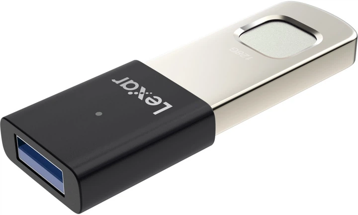 Pendrive Lexar JumpDrive Fingerprint F35 Pro 128GB USB 3.2 Gen1 Black/Grey (LJDF35P128G-RNBNG) - obraz 5